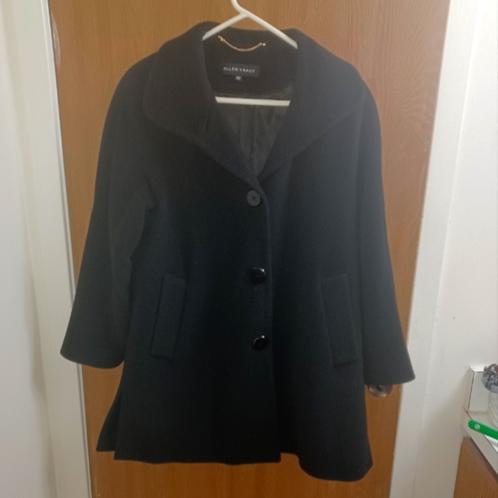 Vintage Ellen Tracy classic pea coat size 10P